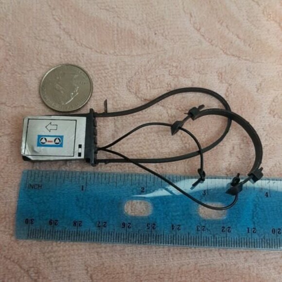 Vtg 1980s Mattel Barbie Walkman Portable Cassette Player  Headphones Black - Picture 6 of 6